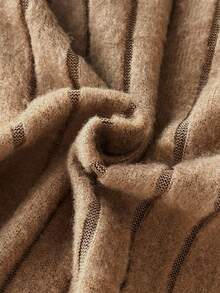 SHEIN 2pcs Baby Girls' Cute Ribbed Jumpsuit With 3D Floral Decor, Versatile For Autumn/Winter