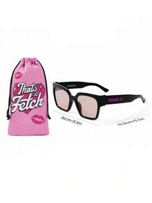 Mean Girls | SHEIN Women Fashion Glasses - Black - View 4