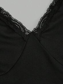 Sweetra 3pcs Plus Size Women Lace Camisole And Tank Top Set, Casual & Comfortable - Multicolor - View 18