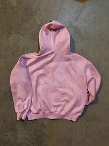 INAWLY Y2K 风格贴花刺绣和英文字母图案印花，街头时尚女士两件套 - 粉色 - 查看 4