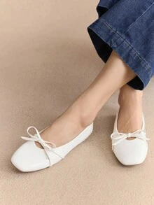 Rosivie Women's Spring/Summer Pink Round Toe Rhinestone Breathable Mesh Casual Shoes, Fashion & Comfortable Non-Slip Outsole, Suitable For Outdoor Travel, Party, Beach, Daily Commute, Versatile Flat Shoes - White - View 9
