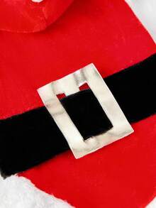 PETSIN Christmas Theme Pet Cosplay Santa Claus Costume, Suitable For Cats And Dogs