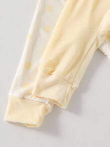 SHEIN 2 Stücke Baby Mädchen süßer Jumpsuit mit Polka Punkte & Karomuster, Frühling/Herbst - Verschiedenfarbig - Übersicht 6