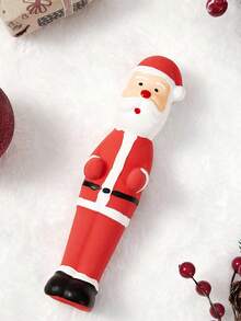 PETSIN Juguete con sonido en forma de Papá Noel para interacción con mascotas, juguete pequeño