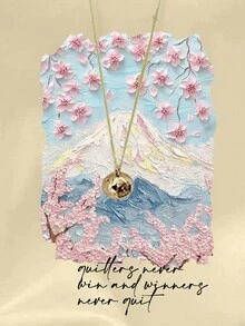 Resyla Áo thun nữ cổ tròn tay ngắn in họa tiết khối màu đơn giản - Vàng nhạt - Xem 6