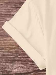 Christmas Reindeer & Santa Claus Graphic Print Basic Red Short Sleeve T-Shirt, Versatile Women's Fashion Creative Cute Christmas Outfit, Suitable For Christmas Party And Going Out