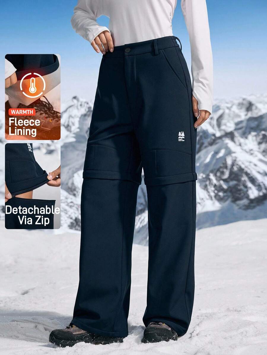 In My Nature Damen Lässig vielseitige warme Wanderhose, Herbst/Winter