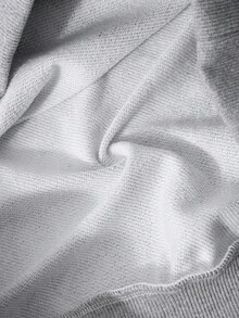 2pcs/Set Tween Girls Letter Print Hoodie Sweatshirt + Green Cargo Pants Casual Street Style Outfit, Autumn/Winter - Light Grey - View 8