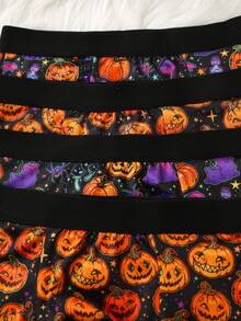 4件装男童万圣节数码印花平角内裤 - 彩色 - 查看 6