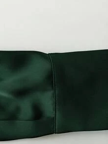 Franclia 新款收腰长款舞会礼服领女式连衣裙，春秋季 - 墨綠色 - 查看 4