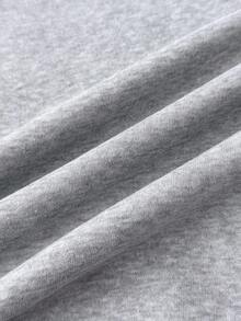 Áo nỉ dài tay màu xám trơn dành cho bé gái tuổi teen, thoải mái, ấm áp, phù hợp cho mùa thu đông, mặc hàng ngày, phong cách đường phố, mặc ở nhà. Áo nỉ có khóa kéo màu xám, áo khoác màu xám, áo khoác có khóa kéo. - Xám - Xem 6