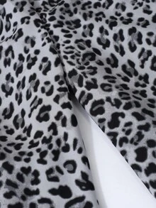 Tween 女童豹纹松紧腰休闲阔腿裤 - 彩色 - 查看 6