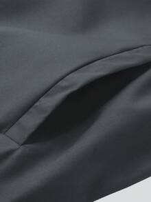 Manfinity Homme 加大码男士休闲轻薄纯色长袖外套，夏季男士拉链外套