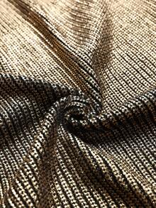 Vesra Women's Elegant Casual Crew Neck Long Sleeve Sweater With Foil Print, Suitable For Multiple Occasions, Autumn/Winter