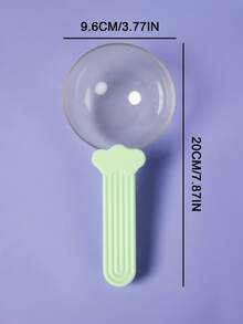 PETSIN 1PC Portable Pet Food Scoop Multi Function Measuring Spoon 3 Colors For Dogs Cats Feeding Grooming Travel Camping Home Kitchen Supplies Pet Accessories