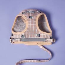 PETSIN Bestseller Plaid Pet Harness & Leash Set For Small/Medium/Large Dogs & Cats - Multicolor - View 6