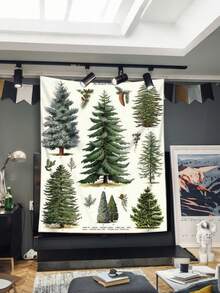 Cirelle Nordic Large Pine Tree Tapestry - Bedroom Headboard/Sofa Decorative Hanging Cloth, Artistic Wall Hanging For Bohemian-Style Room Decor - Multicolor - View 23