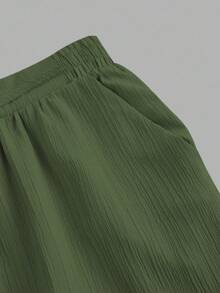 Auralis Plus-Size Women's Casual Pants, Wide-Leg Pants, 3 Pieces Women's Casual Wear, Summer Vacation Wear,Vacation Outfits Woman Summer