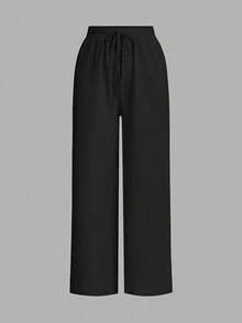 Auralis Plus-Size Women's Casual Pants, Wide-Leg Pants, 3 Pieces Women's Casual Wear, Summer Vacation Wear,Vacation Outfits Woman Summer