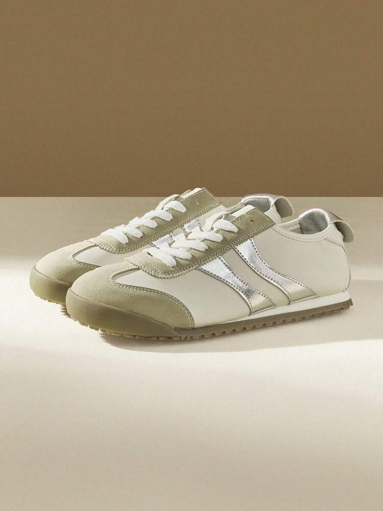 CUCCOO EASI Women's Fashionable White Casual Sneakers
