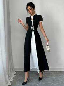 Rafferiza 女士休闲日常简约时尚连衣裙