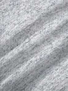 LOONEY TUNES X SHEIN 女士秋季骷髅与字母图案圆领运动衫 - 白色 - 查看 7