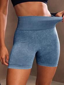 Powerista Loose Waist Sports Shorts Blue Shorts - Blue - View 3