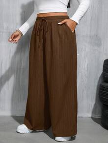 Auralis Plus-Size Women's Casual Pants, Wide-Leg Pants, 3 Pieces Women's Casual Wear, Summer Vacation Wear,Vacation Outfits Woman Summer