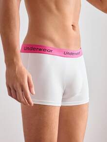 EasyFave Basic Casual Comfortable Fashion Waistband Young Men's Boxer Briefs (5-Pack) - Multicolor - View 5