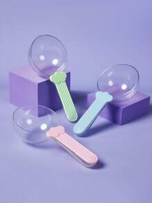 PETSIN 1PC Portable Pet Food Scoop Multi Function Measuring Spoon 3 Colors For Dogs Cats Feeding Grooming Travel Camping Home Kitchen Supplies Pet Accessories