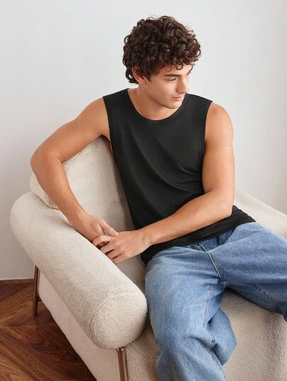 5 件套轻便、舒适、休闲、家居、纽约风格、运动装、健身、男士家居服上衣和背心