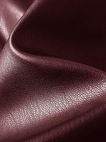 CosyJoli 大码女装春秋时尚休闲宽松日常长袖酒红色PU皮夹克外套，Y2K风格，街头风，春季，女士酒红色外套，2000年代风格，迪斯科/冬季 - 玫瑰紅 - 查看 8