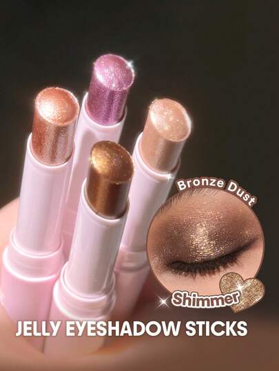 SHEGLAM Crystal Jelly Glaze Stick-Bronze Dust Brand Beauty Makeup Face Paint Cosmetic For Women Girls Perfect For Fall Winter Ideal For Y2K Fancy Fashion Suitable For Birthday Christmas Present Party Ready Best Color