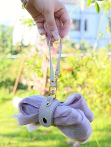 1/2 件毛巾丝巾手套收纳带户外便携式围巾收纳夹简易收纳夹、收纳夹 - 多用途包夹、手套夹、围巾和帽子收纳带环带 - 可安全固定手提包、钱包、旅行 - 彩色 - 查看 7