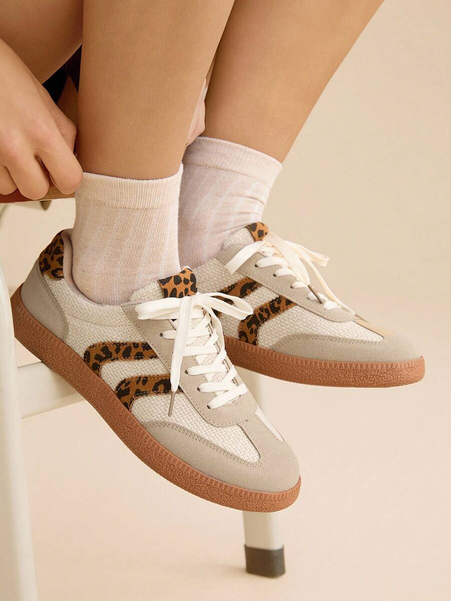 CUCCOO EASI Zapatillas deportivas casuales marrones para mujer - Marrón - Ver 1