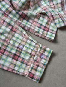 PAVTROS Casual Plaid Loose Fit Long Sleeve Shirt For Men, Fall