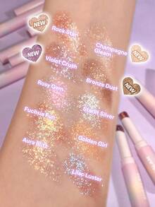 SHEGLAM Crystal Jelly Glaze Stick-Rock Star Brand Beauty Makeup Face Paint Cosmetic For Women Girls Perfect For Fall Winter Ideal For Y2K Fancy Fashion Suitable For Birthday Christmas Present Party Ready Best Color - Rock Star - Xem 4