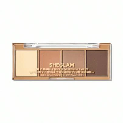 SHEGLAM The Essentials Pocket Eyeshadow Palette-Serene Brand Beauty Makeup Face Paint Cosmetic For Women Girls Perfect For Spring Summer Ideal For Y2K Fancy Fashion Suitable For Birthday Mother'S Day Gift Rave Party Ready Best Color