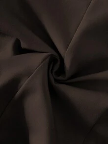 SHEIN Clasi 大码女式优雅时尚西装外套 - 棕色 - 查看 7