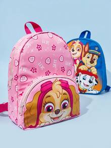 SHEIN | PAW Patrol 1pc Cute Cartoon Skye Print Mini Polyester Backpack With Adjustable Shoulder Strap, Back To School - Pink - View 8