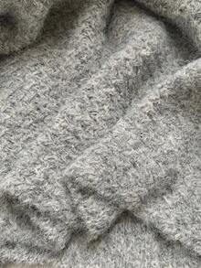 Modelyn Vestido de suéter de punto con lazo y manga larga holgada informal para mujeres, ropa de otoño e invierno