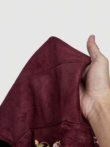 SHEIN MOD Canotta bianca  con lacci e ricami marrone, stile bohémien, adatta per festival musicali - Bordò - Visualizzare 5