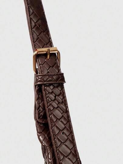 SHEIN BAE Fashionabla axelväska med stor kapacitet, design för kvinnor