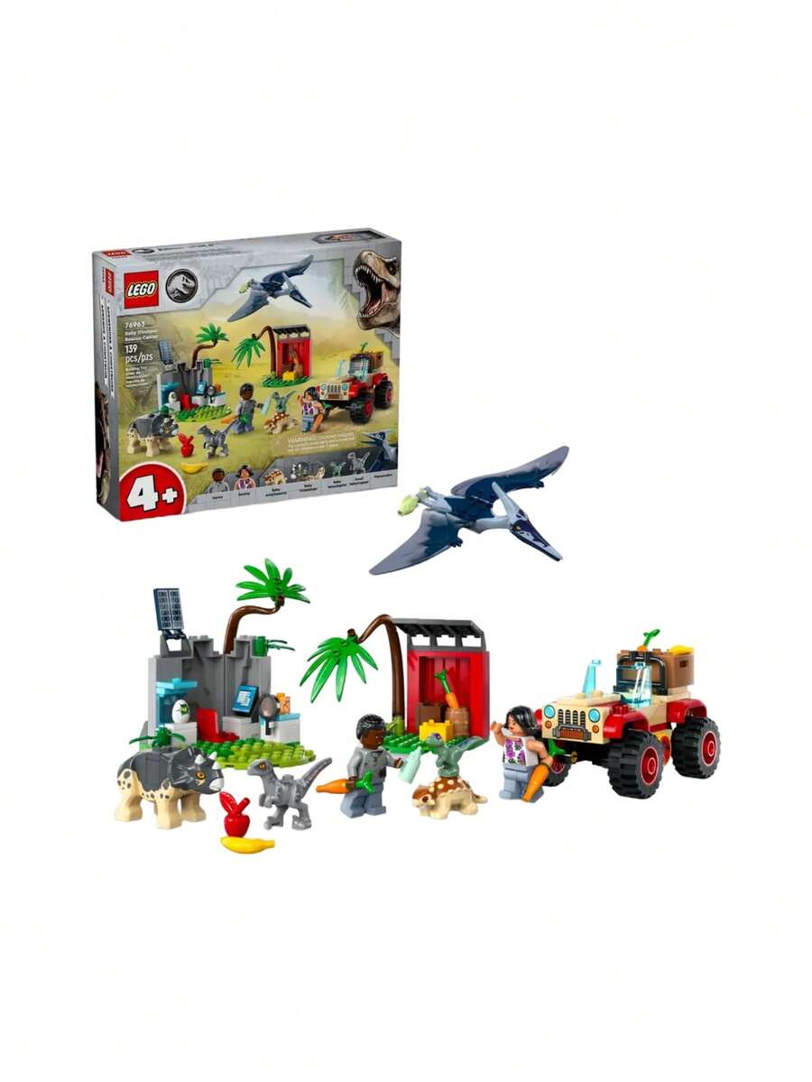 LEGO Jurassic World™ Baby Dinosaur Rescue Center KIDS 4+ 76963 - Multicolor - View 1