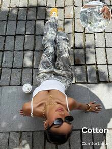 SHEIN Plus Size Casual Camouflage Print Wide Leg Pants Loose Pants For Women Camo Cargo Pants Women,Fall /Autumn/Winter,Christmas,New Year,Thanksgiving,Party,Wedding,Beach,Elegant,Casual,Going Out,Date,Appointment,Commute - Multicolor - View 7