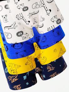 Boys' Dinosaur Graphic 4-Piece Underwear Set