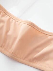 SHEIN Upgraded Double Front Closure Padded Push Up Bra, Easy To Wear - Khaki - View 8