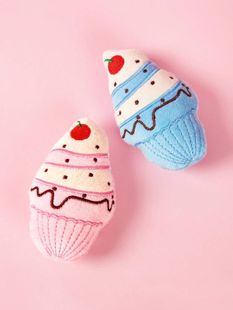 PETSIN 1pc Mini Pet Sound Toy – Squeaky Vocalizing Plush Dog & Cat Toy, Tiny Interactive Plaything For Small Pets - Multicolor - View 1