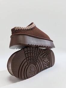 Solezae Women's Casual, Comfortable Classic Platform Ultra Mini Ankle Boots For Warm For Christmas