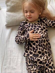 DAZY Young Girls Daily Loungewear - Brown - View 4